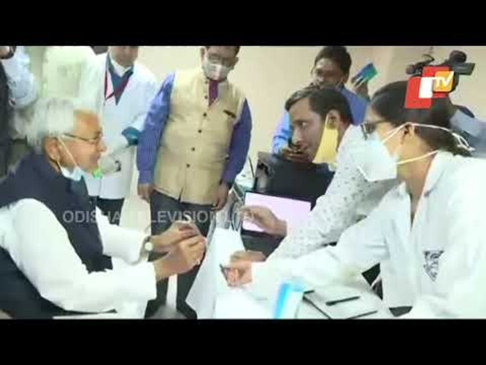 CM Nitish Kumar Receives First COVID-19 Vaccine Shot On His Birthday