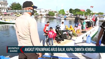 Angkut Arus Balik Penumpang, 3 Kapal Ini Tak Diizinkan Bersandar di Pelabuhan Paotere Makassar