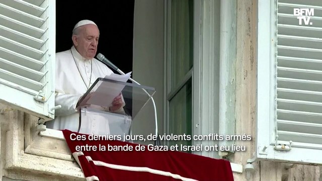 Affrontements entre Israël et Palestiniens: le pape François s'inquiète de la spirale de mort et de destruction