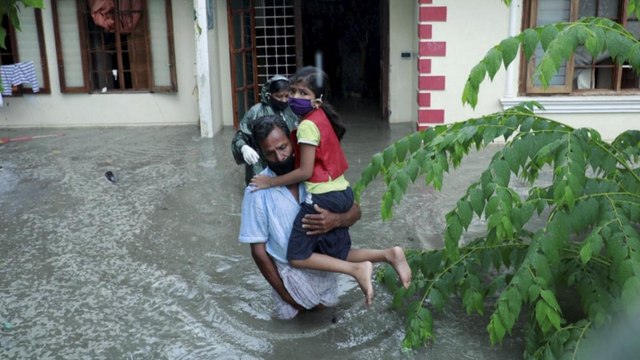 Cyclone effect: Waterlogging in residential areas of Kochi