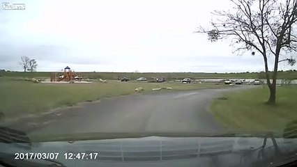 Düz yolda ters kaza!