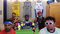 American Football Players React To Humiliating Football Skill Moves