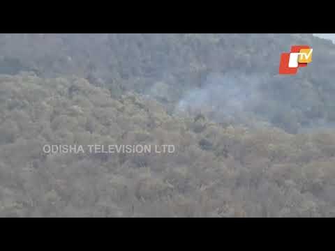 Forest Department Workers Douse Similipal Wildfire