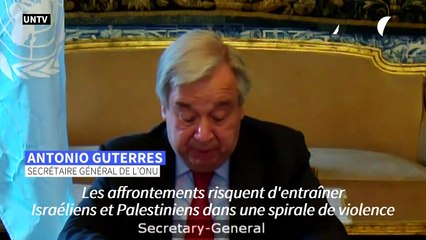 Proche-Orient: Guterres alerte sur le risque d'une crise régionale "incontrôlable"