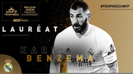 Trophées UNFP : Benzema élu meilleur joueur français à l'étranger