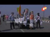 Farmers Protest At Perepheral Expresswat At Sonipat-Haryana Border