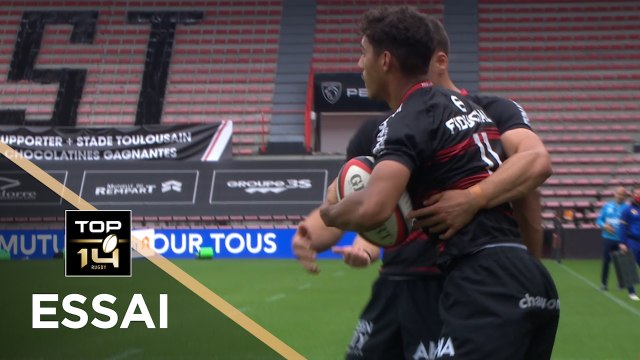 TOP 14 - Essai de Dimitri DELIBES (ST) - Stade Toulousain - Aviron Bayonnais - J24 - Saison 2020/2021