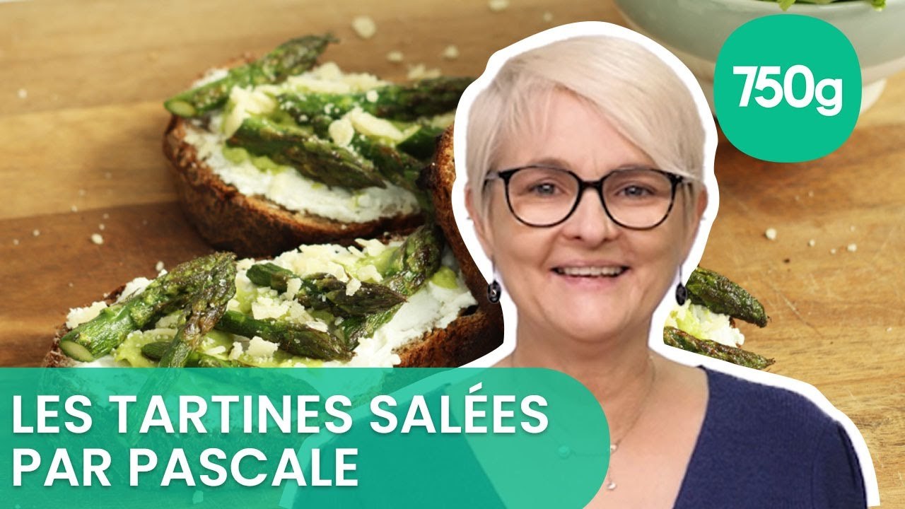 Recette des tartines de chèvre frais au pesto d’asperges et pointes d’asperges - 750g