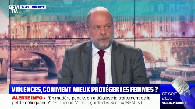 Violences faites aux femmes: Éric Dupond-Moretti constate que les outils de protection ne sont pas suffisamment utilisés