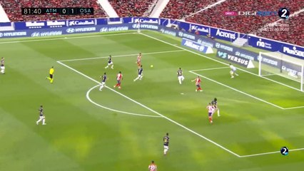 Renan Lodi Goal Atletico Madrid 1-1 Osasuna