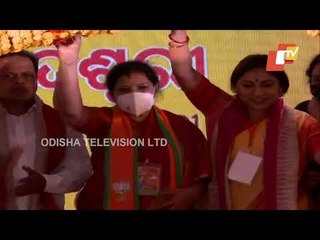 D Purandeswari Participates In BJP's Mahila Samavesh In Cuttack's Mahanga