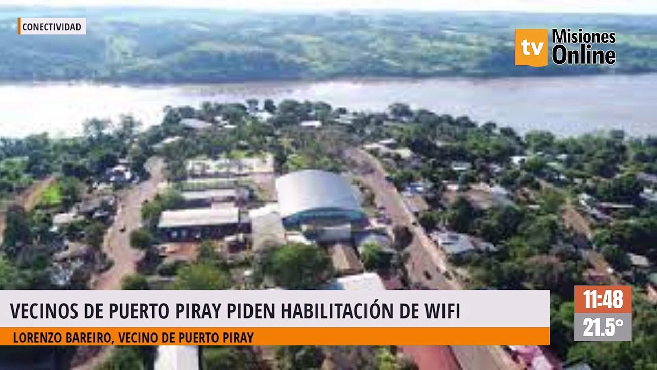 Vecinos de Puerto Piray piden habilitacion de wifi - Vídeo Dailymotion
