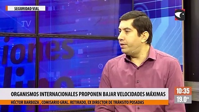 Organismos internacionales proponen baja velocidades máximas