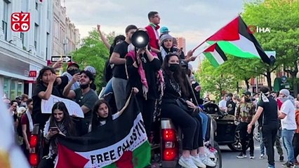 Bella Hadid, ABD’deki Filistin'e destek protestosuna katıldı