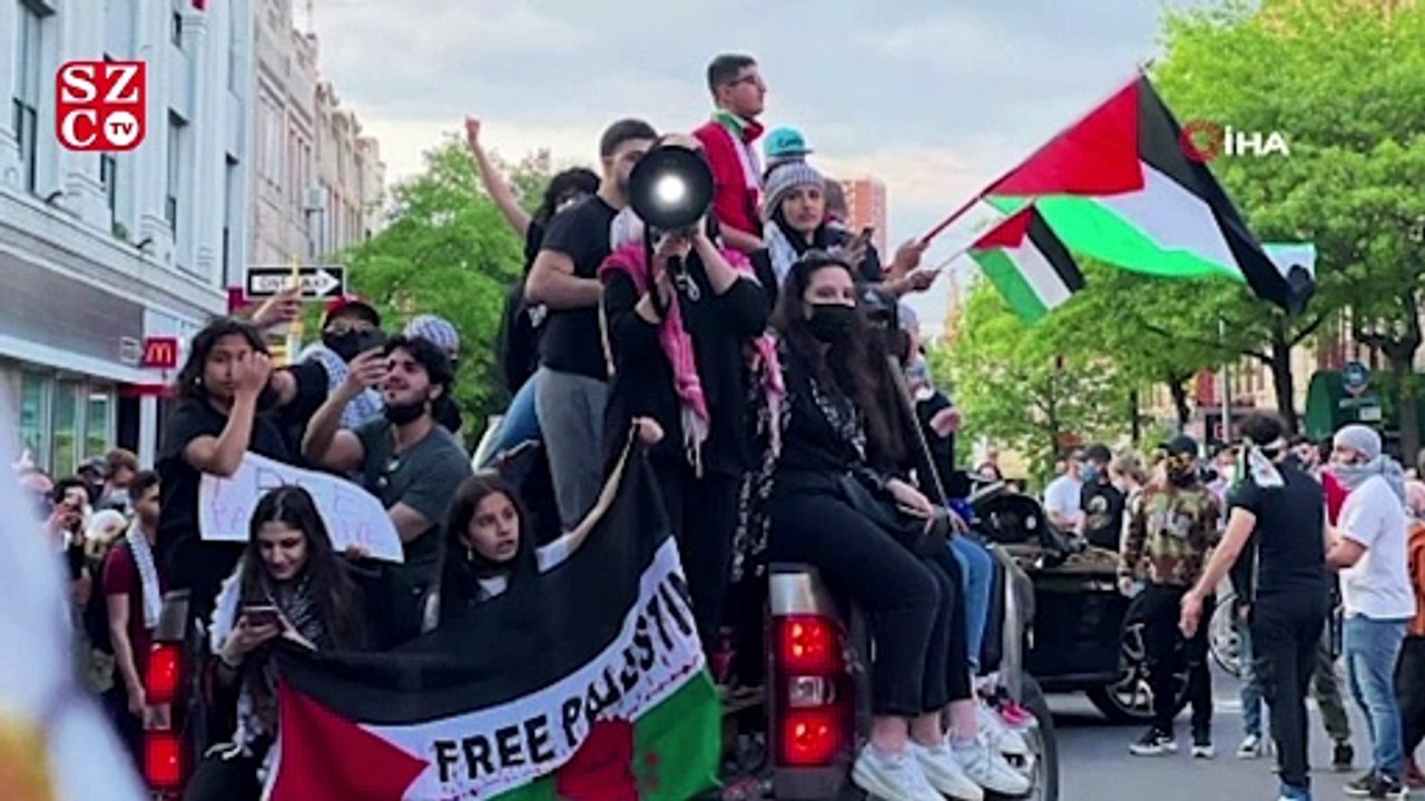 Bella Hadid, ABD’deki Filistin'e destek protest...
