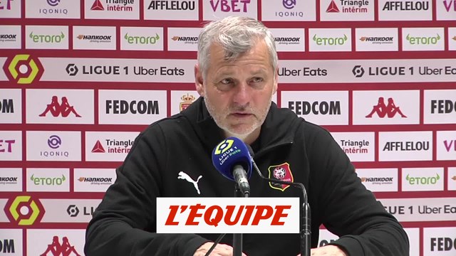 Genesio : « On a fait preuve d'immaturité sur les deux buts » - Foot - L1 - Rennes
