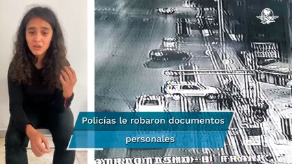 Policías de la CDMX roban y agreden a joven que se accidentó en su auto