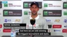 Djokovic 'not focused on next gen' after Italian Open defeat