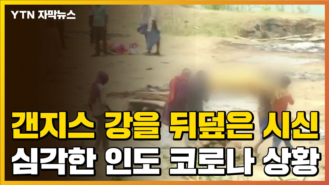 [자막뉴스] 매일 사망자만 수천 명...심각한 인도 갠지스강 시신 유기 상황 / YTN