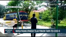 Sejumlah Warga Jabodetabek Pasang Spanduk Tolak Pemudik yang Kembali Tanpa Tes Covid-19