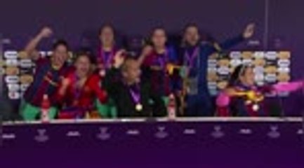 Football - Ligue des Champions : Les Barcelonaises déchaînées après leur titre européen