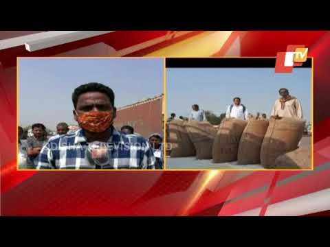 Farmers Stage Road Blockade In Keonjhar Over Irregularities In Paddy Procurement