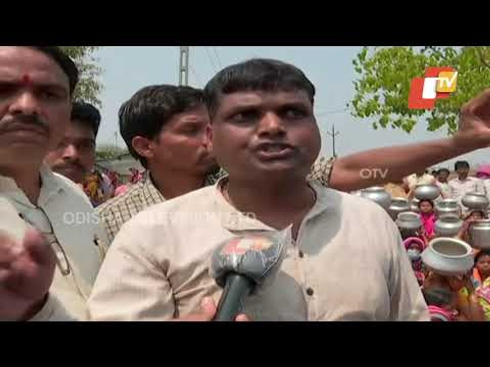 Locals Stage Road Blockade In Berhampur Over Shortage Of Water