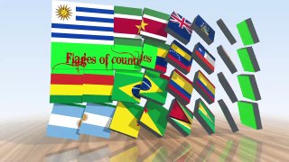 South American continents countries flags, green screen effects, green screen videos, green screen backgrounds