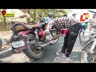 Police Action On Traffic Violators In Rourkela
