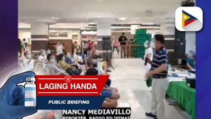 Pagbabakuna sa mga senior citizen sa lungsod ng Legazpi, sinimulan na