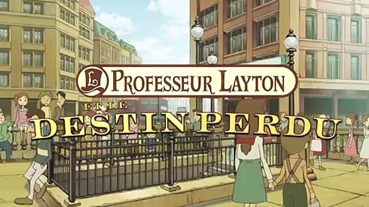 Professeur Layton et le destin perdu - Bande-annonce