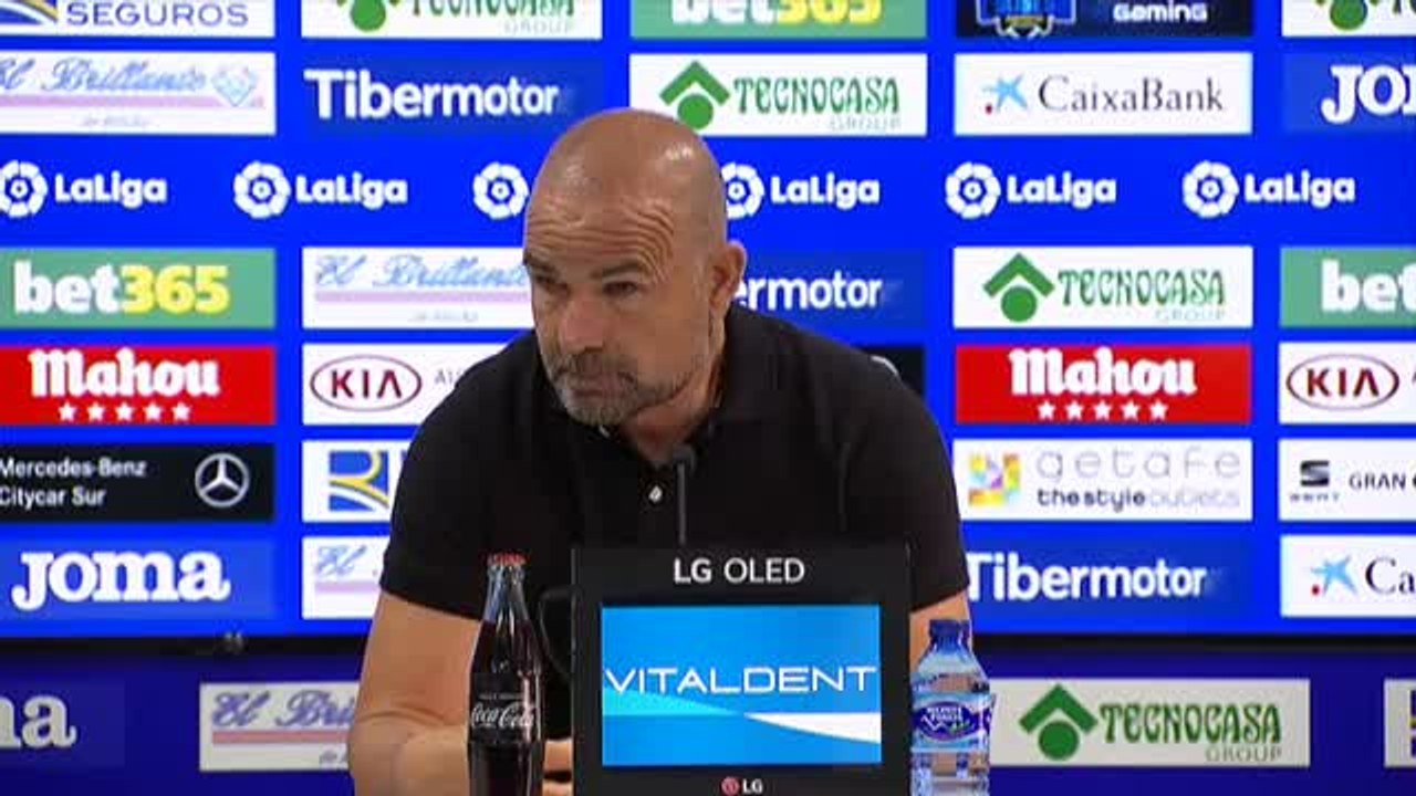 Bordalás: "Ha sido una temporada dura, una temporada de mucho mérito"