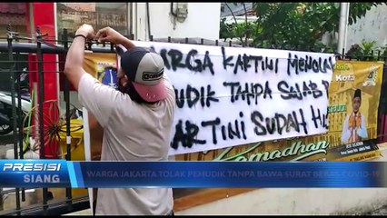 Warga DKI Jakarta Tolak Pemudik Tanpa Hasil Tes Negatif Covid-19