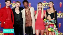 'Outer Banks' Chase Stokes & Madelyn Cline Kiss at MTV Movie & TV Awards