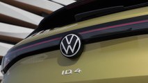 The new Volkswagen ID.4 Exterior Details in Honey Yellow