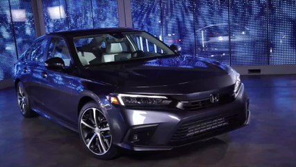 2022 Honda Civic Touring Design in Meteorite Gray