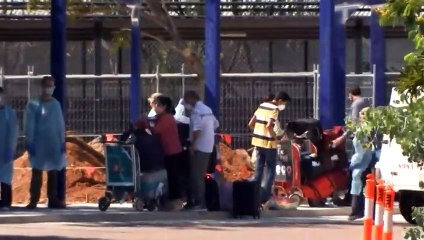 Conflicting test results from first repatriation flight