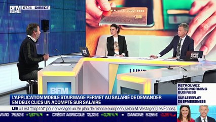 Yann Le Floc'h (Stairwage) : L'application mobile Stairwage permet au salarié de demander en deux clics un acompte sur salaire - 17/05