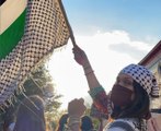 Bella Hadid, ABD'deki Filistin'e destek protestosuna katıldı