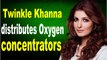 Twinkle Khanna distributes Oxygen concentrators among Covid-19 patients