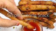 Crispy Potato Fingers Recipe | Quick Evening Snack Recipe In Telugu | How To Make Aloo Suji Fingers
