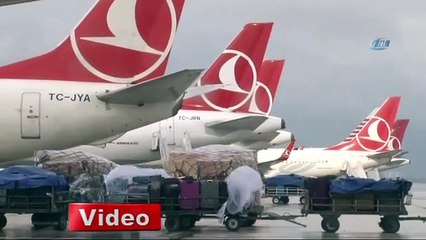 THY uçağı acil iniş yaptı