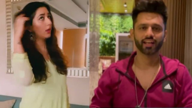 Rahul Vaidya की GF Disha Parmar ने ऐसे किया उन्हें परेशान; Watch video | FilmiBeat