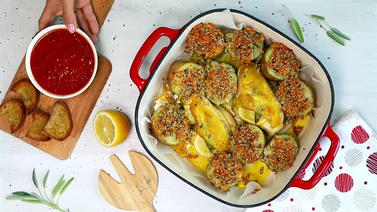 Krumpir u hrskavoj korici i aromatična piletina