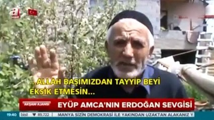 Yozgatlı amcadan Erdoğan şiiri