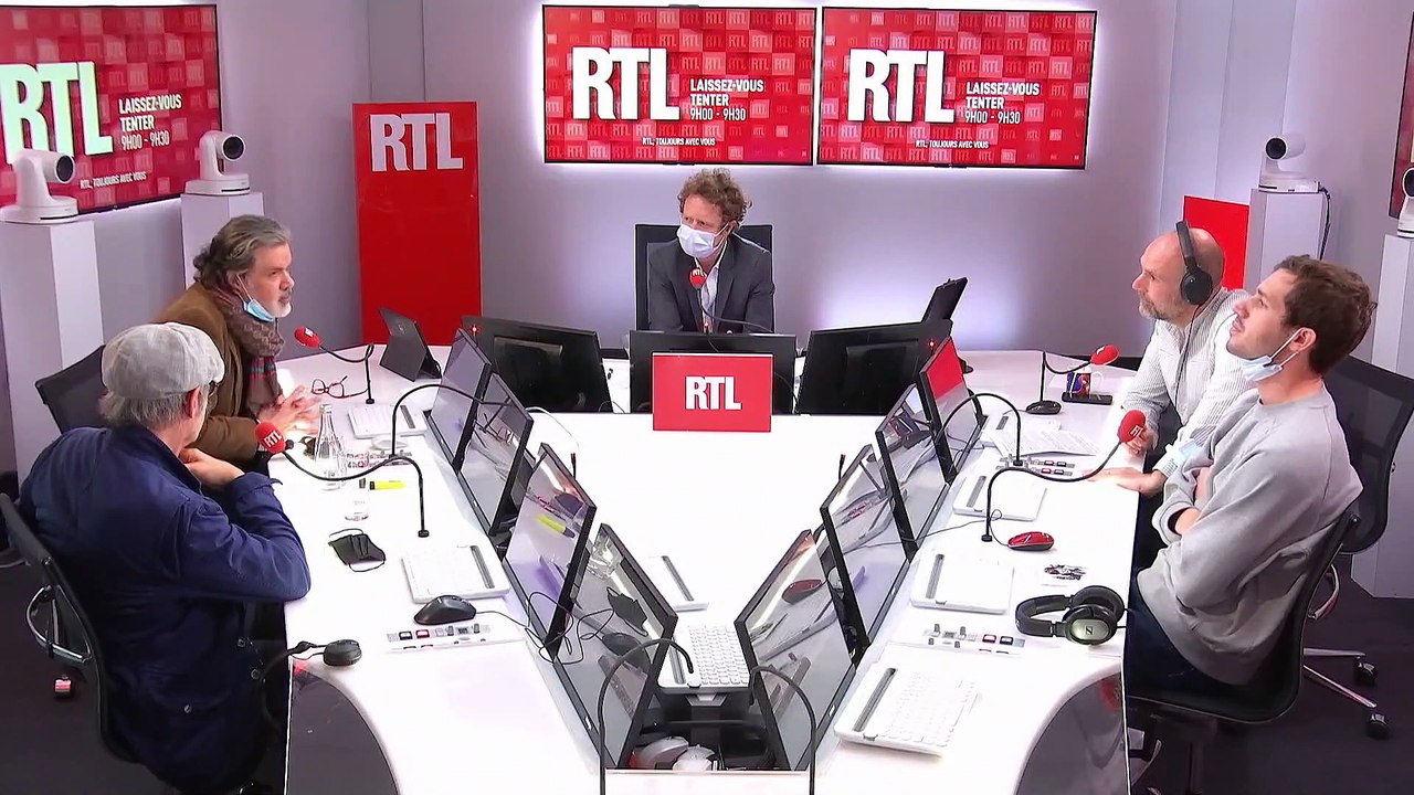 Stéphane Boudsocq accueille l'équipe du film "Envole-moi" qui sort le 19 mai. Le réalisateur Christophe Barratier et les deux comédiens principaux Gérard Lanvin et Vincent Belmondo.