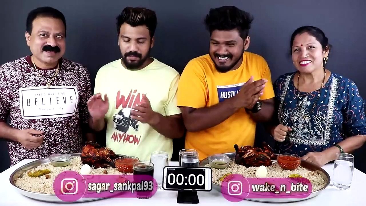 2 X MURGH THALI EATING CHALLENGE _ MASSIVE MURGH THALI EATING COMPETITION (Ep-376)