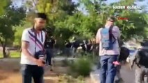İsrail polisinin hedefinde bu sefer gazeteciler vardı