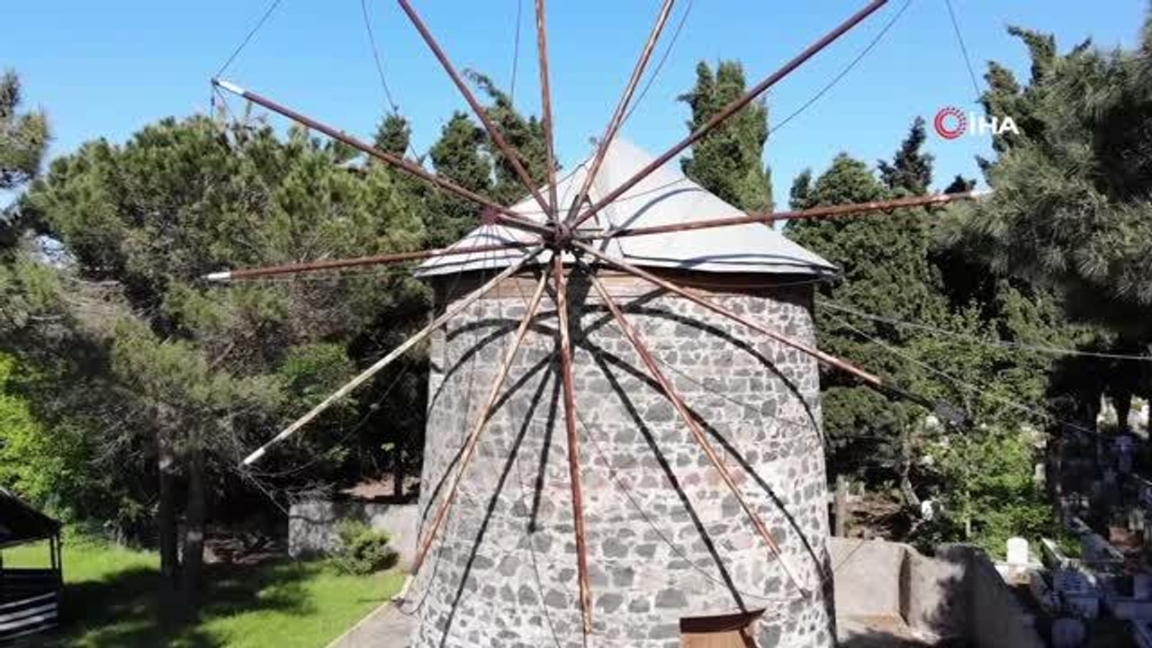 Karadeniz'in taş gövdeli tek yel değirmeni