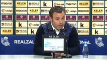 Sergio González pide perdón tras la goleada sufrida en Anoeta (4-1)